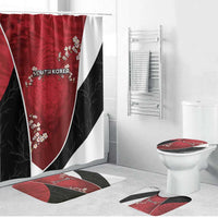 South Korea Football Bathroom Set Tiger Mugunghwa Flower Minimal Style