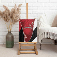 South Korea Football Canvas Wall Art Tiger Mugunghwa Flower Minimal Style