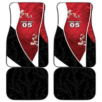 Custom South Korea Football Car Mats Tiger Mugunghwa Flower Minimal Style