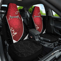 South Korea Football Car Seat Cover Tiger Mugunghwa Flower Minimal Style