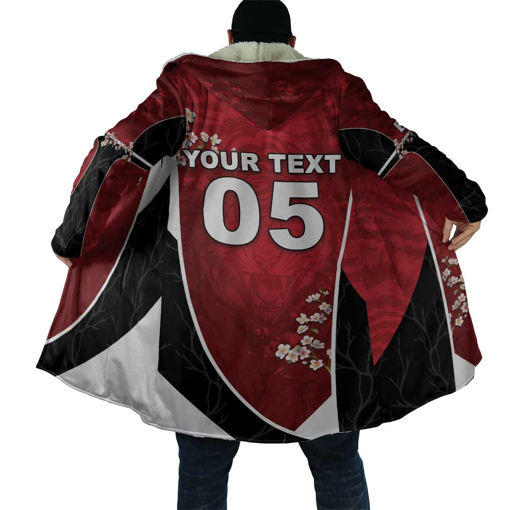 Custom South Korea Football Cloak Tiger Mugunghwa Flower Minimal Style