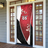Custom South Korea Football Door Cover Tiger Mugunghwa Flower Minimal Style