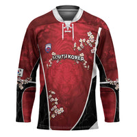 Custom South Korea Football Hockey Jersey Tiger Mugunghwa Flower Minimal Style