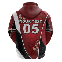 Custom South Korea Football Hoodie Tiger Mugunghwa Flower Minimal Style