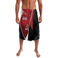 Custom South Korea Football Lavalava Tiger Mugunghwa Flower Minimal Style