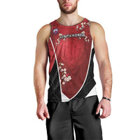 Custom South Korea Football Men Tank Top Tiger Mugunghwa Flower Minimal Style