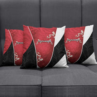 South Korea Football Pillow Cover Tiger Mugunghwa Flower Minimal Style