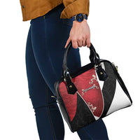 South Korea Football Shoulder Handbag Tiger Mugunghwa Flower Minimal Style
