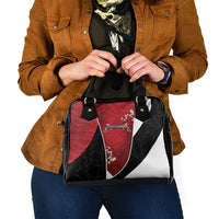 South Korea Football Shoulder Handbag Tiger Mugunghwa Flower Minimal Style