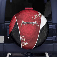 South Korea Football Spare Tire Cover Tiger Mugunghwa Flower Minimal Style