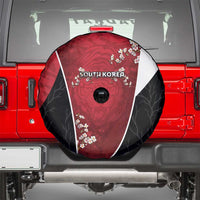 South Korea Football Spare Tire Cover Tiger Mugunghwa Flower Minimal Style