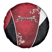 South Korea Football Spare Tire Cover Tiger Mugunghwa Flower Minimal Style