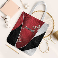 South Korea Football Tote Bag Tiger Mugunghwa Flower Minimal Style