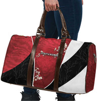 South Korea Football Travel Bag Tiger Mugunghwa Flower Minimal Style