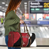 South Korea Football Travel Bag Tiger Mugunghwa Flower Minimal Style