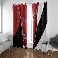 South Korea Football Window Curtain Tiger Mugunghwa Flower Minimal Style