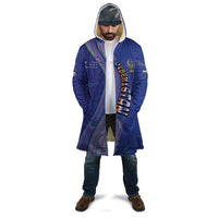 Custom Uzbekistan Football Cloak Modern Glitch Art Style Huma Bird