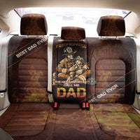 Firefighter Fathers Day Back Car Seat Cover Best Dad Ever
