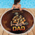 Firefighter Fathers Day Beach Blanket Best Dad Ever