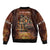 Firefighter Fathers Day Bomber Jacket Best Dad Ever