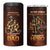 Firefighter Fathers Day 4 in 1 Can Cooler Tumbler Best Dad Ever