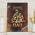 Firefighter Fathers Day Canvas Wall Art Best Dad Ever