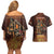 Firefighter Fathers Day Couples Matching Off Shoulder Short Dress and Hawaiian Shirt Best Dad Ever
