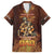 Firefighter Fathers Day Family Matching Long Sleeve Bodycon Dress and Hawaiian Shirt Best Dad Ever