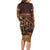 Firefighter Fathers Day Family Matching Long Sleeve Bodycon Dress and Hawaiian Shirt Best Dad Ever