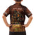 Firefighter Fathers Day Family Matching Short Sleeve Bodycon Dress and Hawaiian Shirt Best Dad Ever