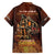 Firefighter Fathers Day Family Matching Short Sleeve Bodycon Dress and Hawaiian Shirt Best Dad Ever