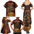 Firefighter Fathers Day Family Matching Summer Maxi Dress and Hawaiian Shirt Best Dad Ever