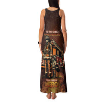 Firefighter Fathers Day Family Matching Tank Maxi Dress and Hawaiian Shirt Best Dad Ever