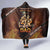 Firefighter Fathers Day Hooded Blanket Best Dad Ever