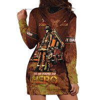 Firefighter Fathers Day Hoodie Dress Best Dad Ever