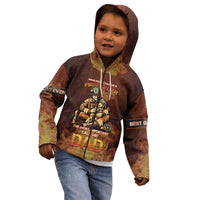 Firefighter Fathers Day Kid Hoodie Best Dad Ever
