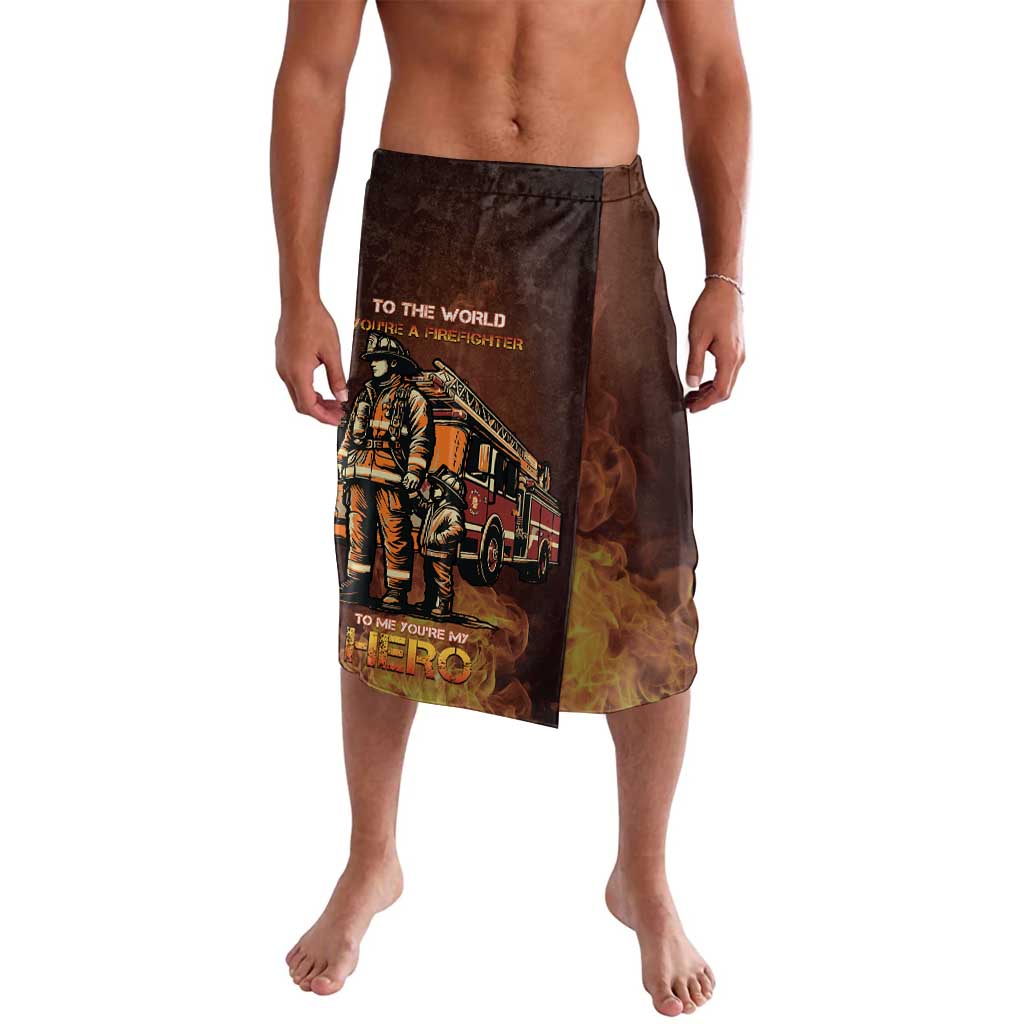 Firefighter Fathers Day Lavalava Best Dad Ever