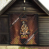 Firefighter Fathers Day Quilt Best Dad Ever