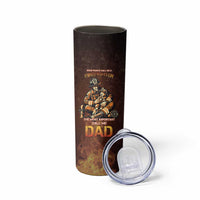 Firefighter Fathers Day Skinny Tumbler Best Dad Ever
