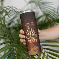 Firefighter Fathers Day Skinny Tumbler Best Dad Ever