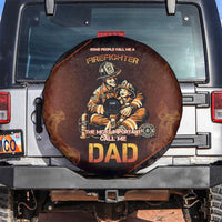 Firefighter Fathers Day Spare Tire Cover Best Dad Ever