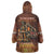 Firefighter Fathers Day Wearable Blanket Hoodie Best Dad Ever