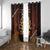 Firefighter Fathers Day Window Curtain Best Dad Ever