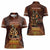 Firefighter Fathers Day Women Polo Shirt Best Dad Ever