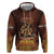 Firefighter Fathers Day Zip Hoodie Best Dad Ever