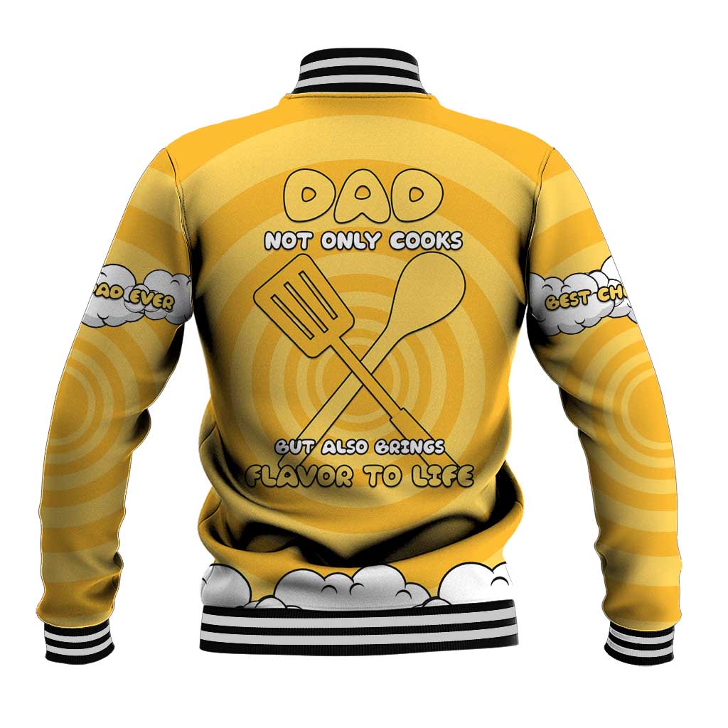 Chef Fathers Day Baseball Jacket Dad You're The Master Chef In My Heart