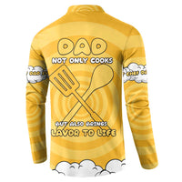 Chef Fathers Day Button Sweatshirt Dad You're The Master Chef In My Heart