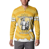 Chef Fathers Day Button Sweatshirt Dad You're The Master Chef In My Heart