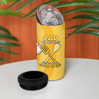 Chef Fathers Day 4 in 1 Can Cooler Tumbler Dad You're The Master Chef In My Heart