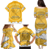 Chef Fathers Day Family Matching Puletasi and Hawaiian Shirt Dad You're The Master Chef In My Heart